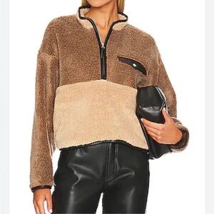 Anine Bing Brown and Tan Sweater